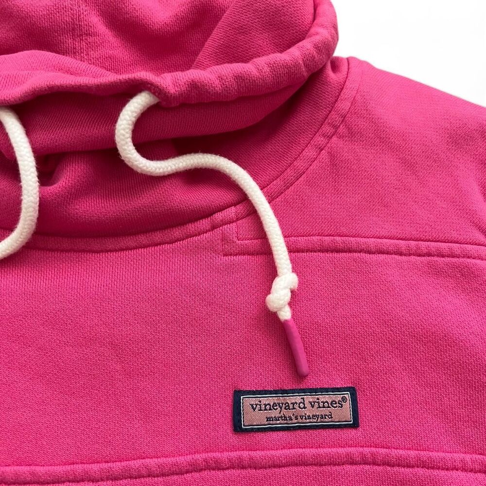 Woman's Vineyard Vines Funnel-Neck Relaxed Shep Shirt Pink - small - Picture 3 of 6